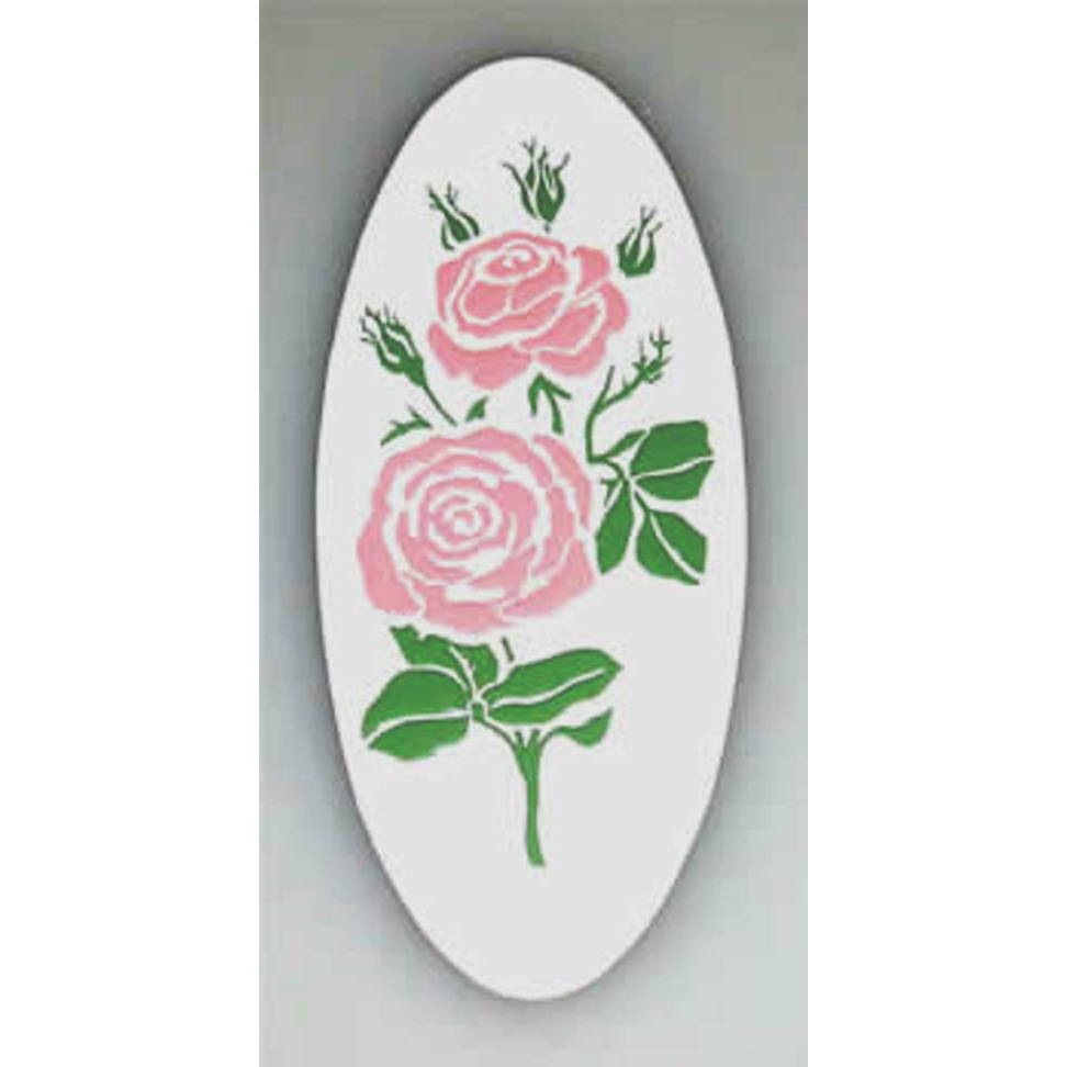A-18 Cameo Rose Decal, 3-Color