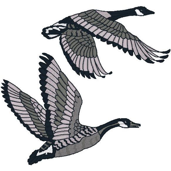 2 Flying Geese