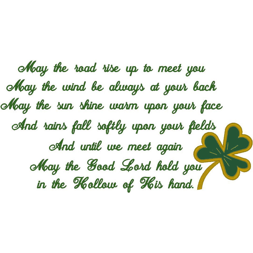 #85:Irish Blessing/Shamrock