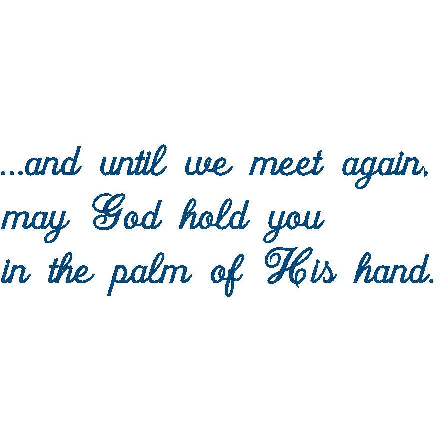 ...and until we meet - Diane