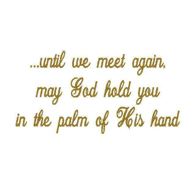 ...until we meet again - Diane