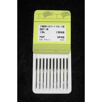 135x5, DPx5, 110/18 Needles (100/Box)