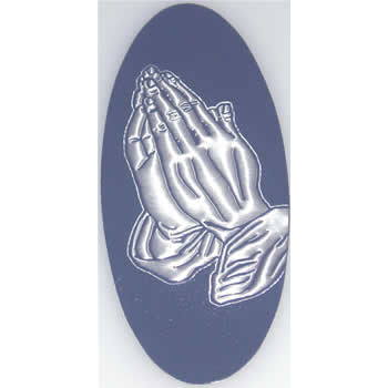 A-18 P. Hands Decal, Blue/Silver