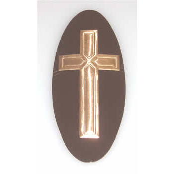 A-18 Single Cross Decal, Brwn/C