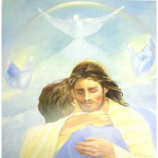 Litho Print: 16x20 Jesus w/Open Arms